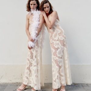 Zara Lace Slip Dress NWT